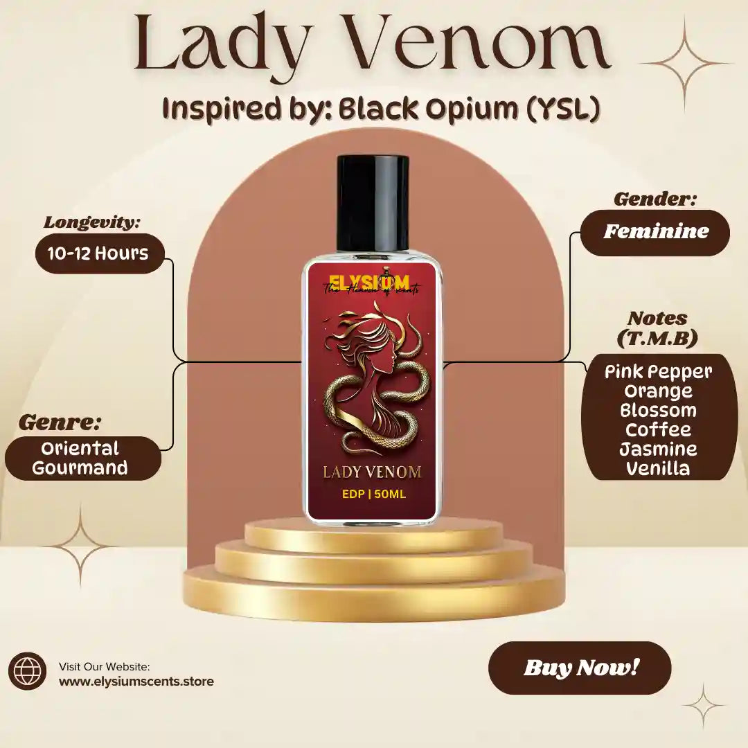 Lady Venom - Impression of Black Opium (YSL) | Elysium Scent